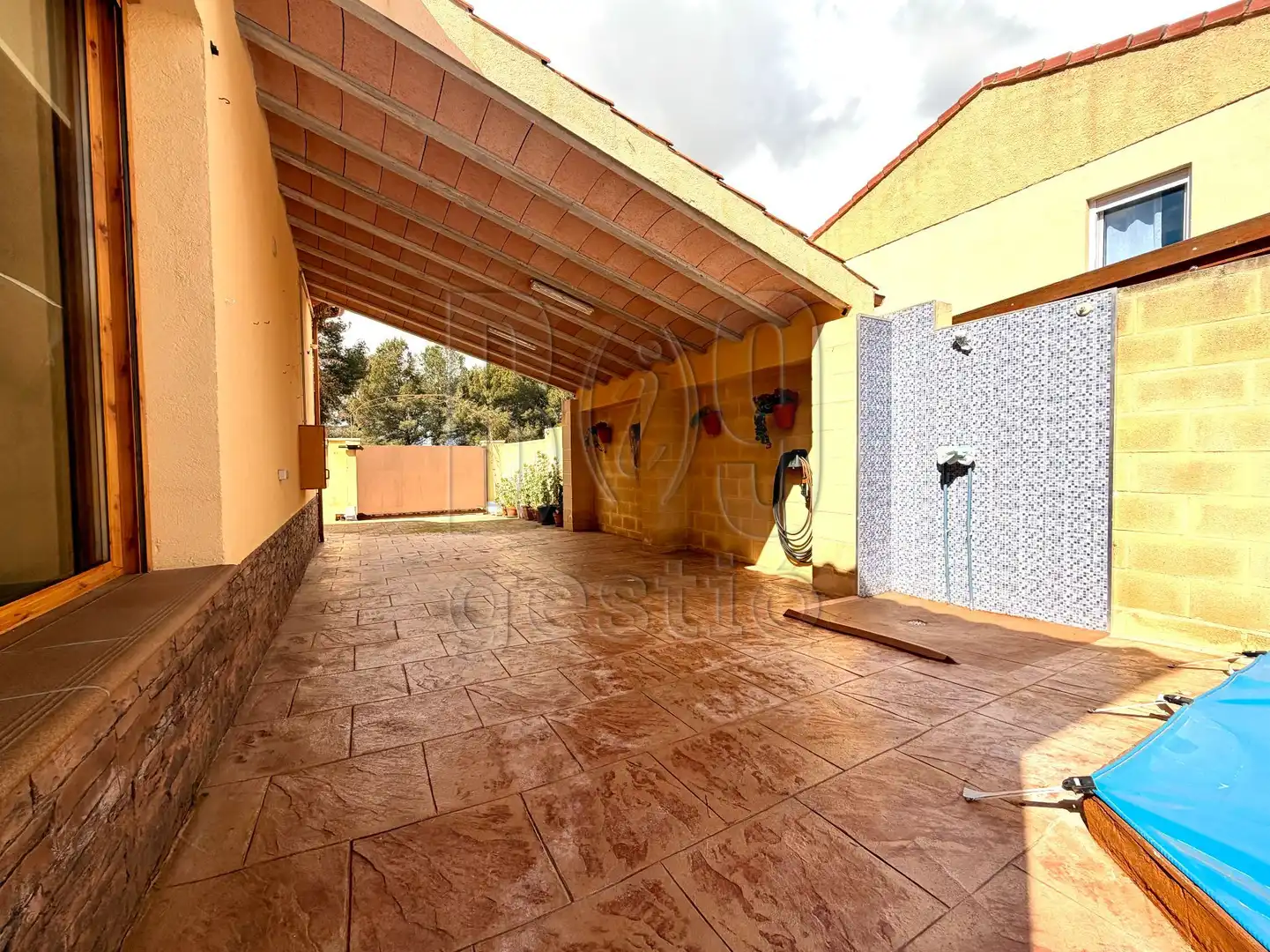 Terrace of Detached homes for sale in Els Pallaresos  with Air Conditioner, Heating and Private garden