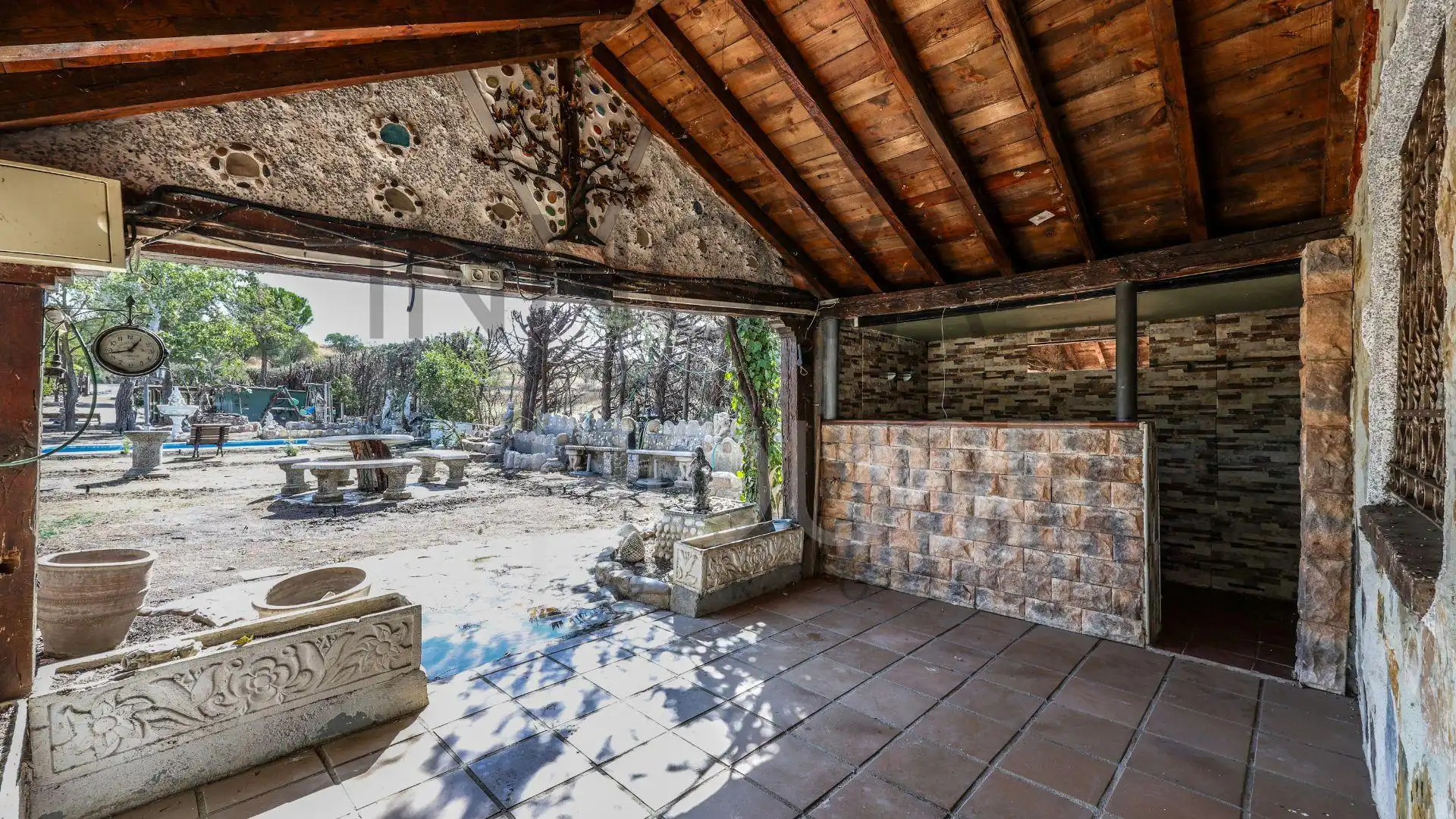 Terrassa de Casa o xalet en venda en Talamanca de Jarama amb Jardí privat, Terrassa i Piscina