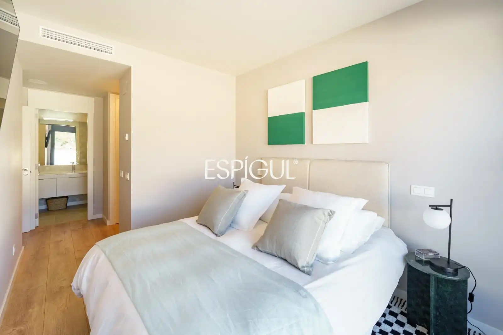 Bedroom of Attic for sale in Montgat  with Air Conditioner, Heating and Parquet flooring