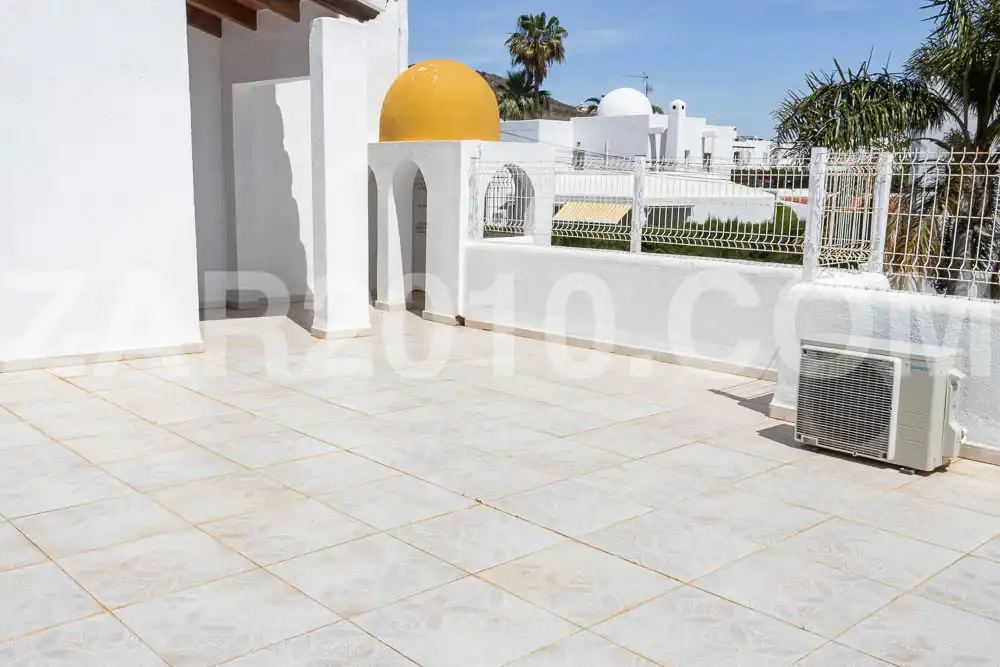 Terraza de Casa o chalet en venta en Mojácar con Aire acondicionado, Jardín privado y Parquet