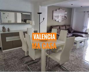 Dining room of Flat to rent in  Valencia Capital  with Air Conditioner, Terrace and Balcony