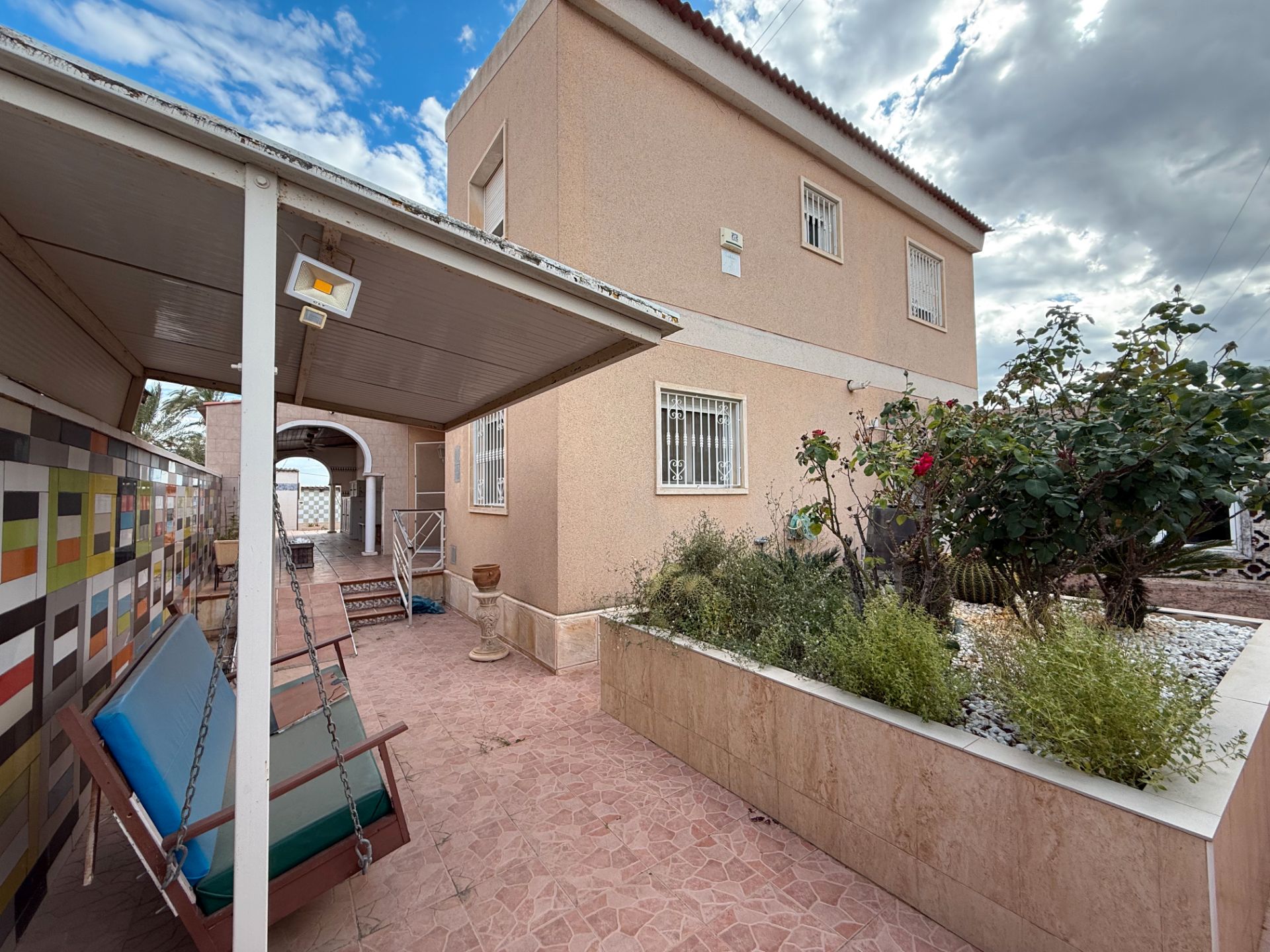 Exterior view of House or chalet for sale in Elche / Elx  with Air Conditioner, Private garden and Terrace
