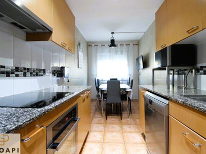 Kitchen of Flat for sale in Girona Capital  with Air Conditioner and Balcony