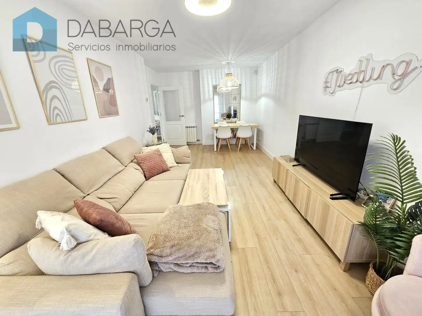 Wohnzimmer von Wohnung zum Verkauf in Molins de Rei mit Klimaanlage, Heizung und Parkett