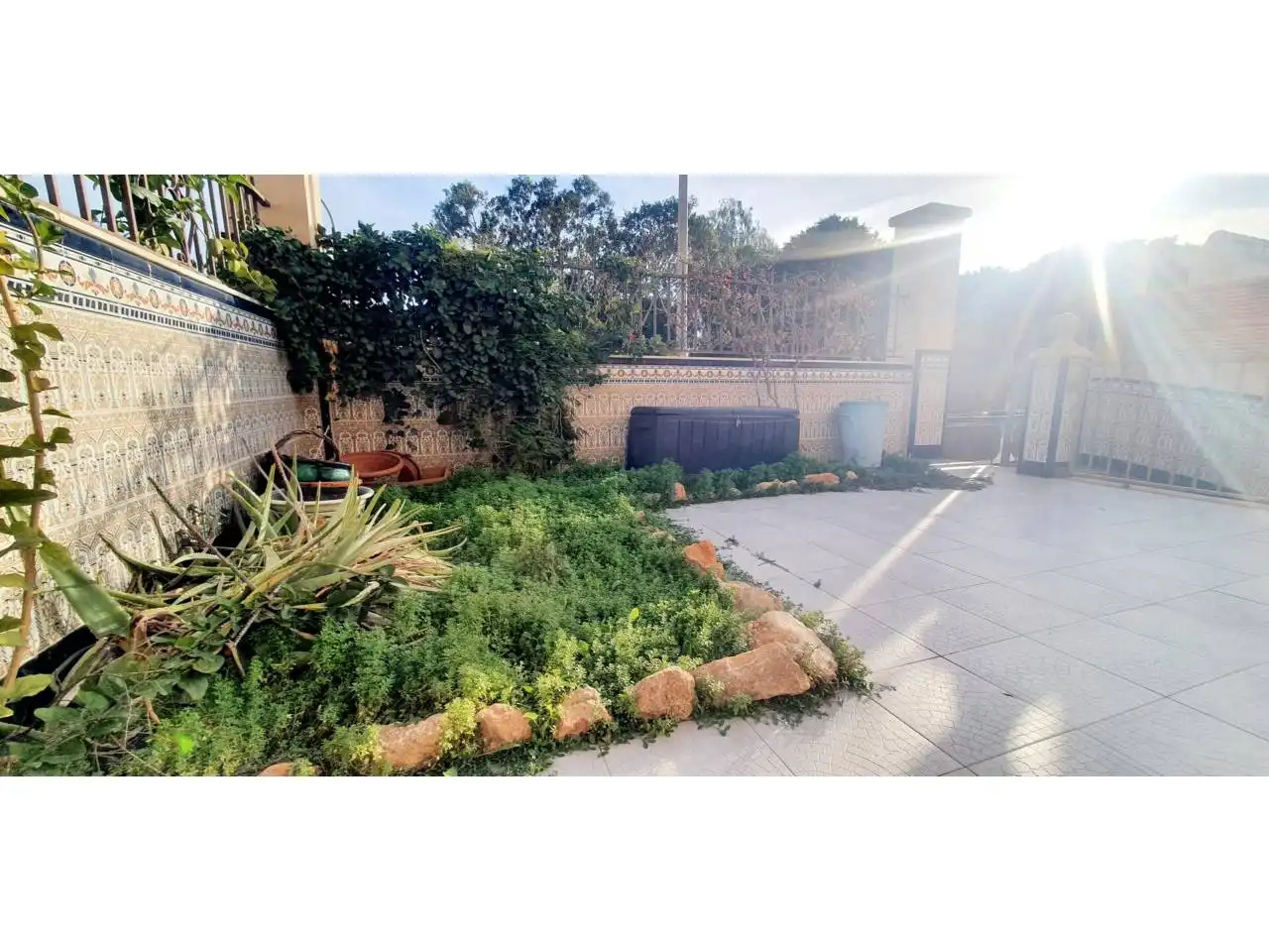 Garden of Detached homes for sale in Roquetas de Mar  with Air Conditioner, Heating and Private garden