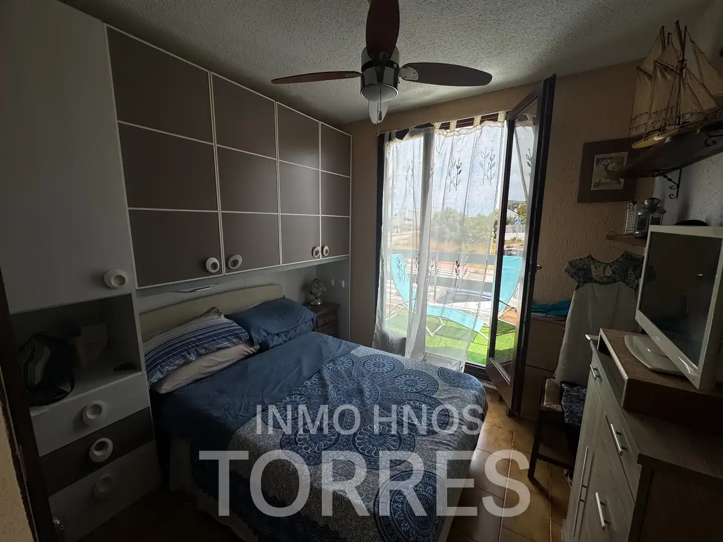 Dormitori de Casa adosada en venda en Peñíscola / Peníscola amb Terrassa i Balcó