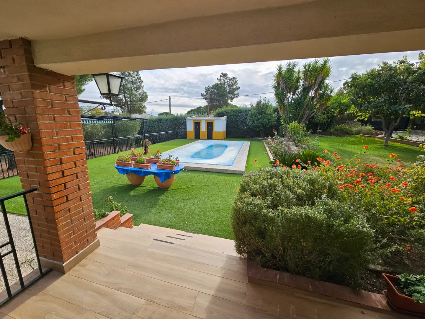 Garten von Haus oder Chalet zum Verkauf in Casar de Cáceres mit Möbliert