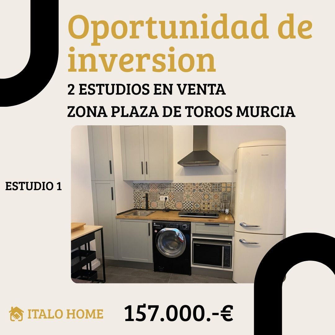 Kitchen of Study for sale in  Murcia Capital  with Air Conditioner, Heating and Furnished