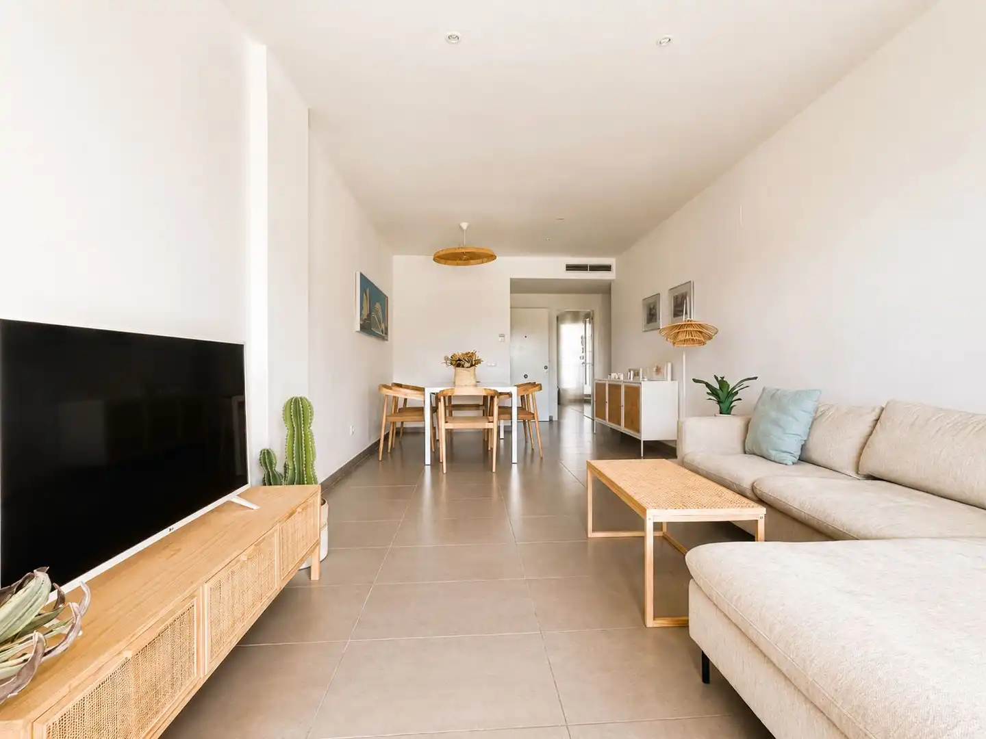 Living room of Apartments for rent in Jávea / Xàbia  with Air Conditioner, Private garden and Terrace