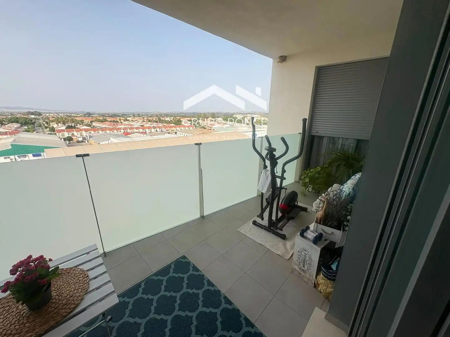 Terrasse von Wohnung zum Verkauf in Jerez de la Frontera mit Abstellraum, Schwimmbad und Gemeinschaftspool