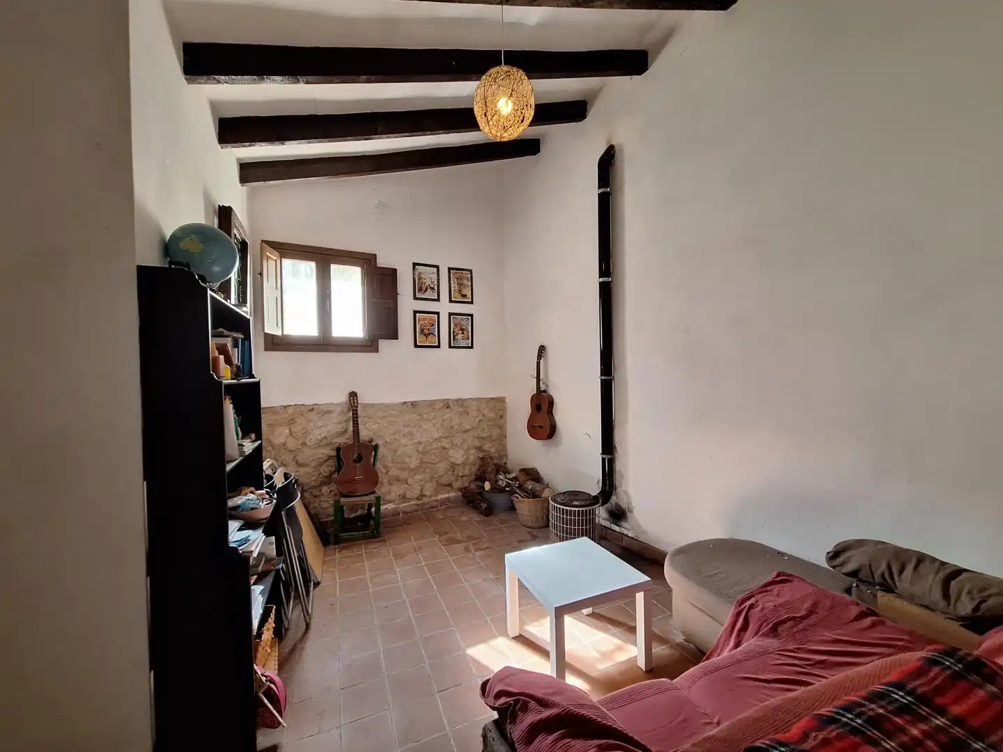 Sala d'estar de Finca rústica en venda en Alcoy / Alcoi amb Traster i Moblat