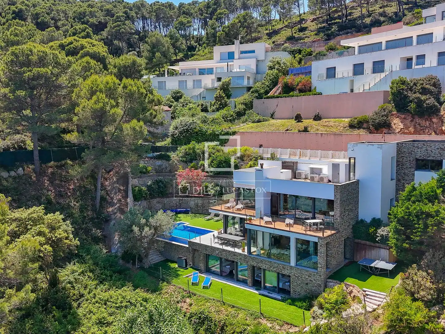 Außenansicht von Haus oder Chalet zum Verkauf in Begur mit Klimaanlage, Heizung und Privatgarten