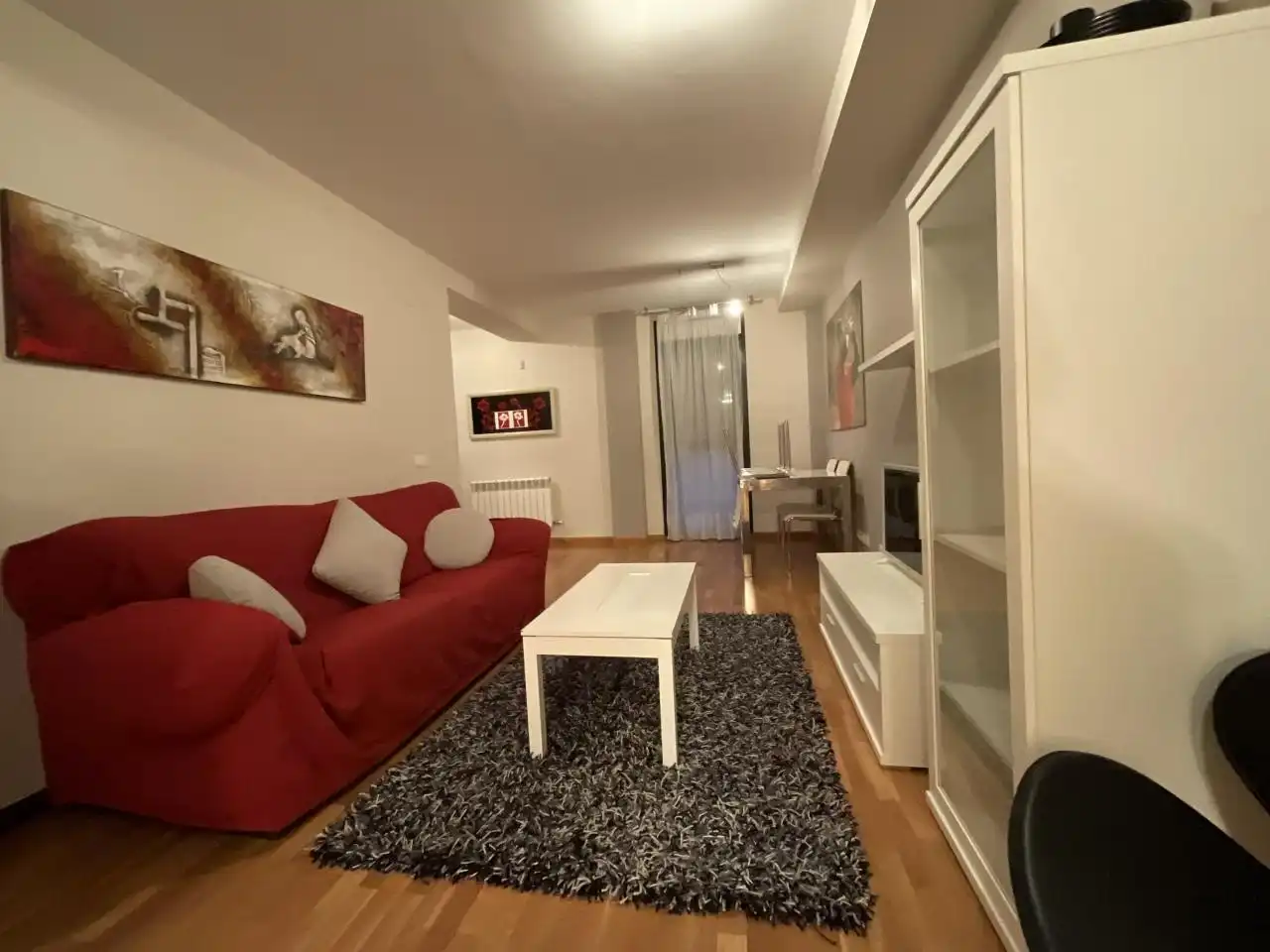 Sala de estar de Piso en venta en Cirueña con Calefacción, Trastero y Amueblado