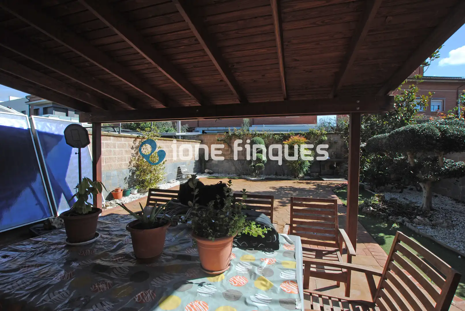 Terrasse von Einfamilien-Reihenhaus zum Verkauf in Guissona mit Heizung, Terrasse und Abstellraum