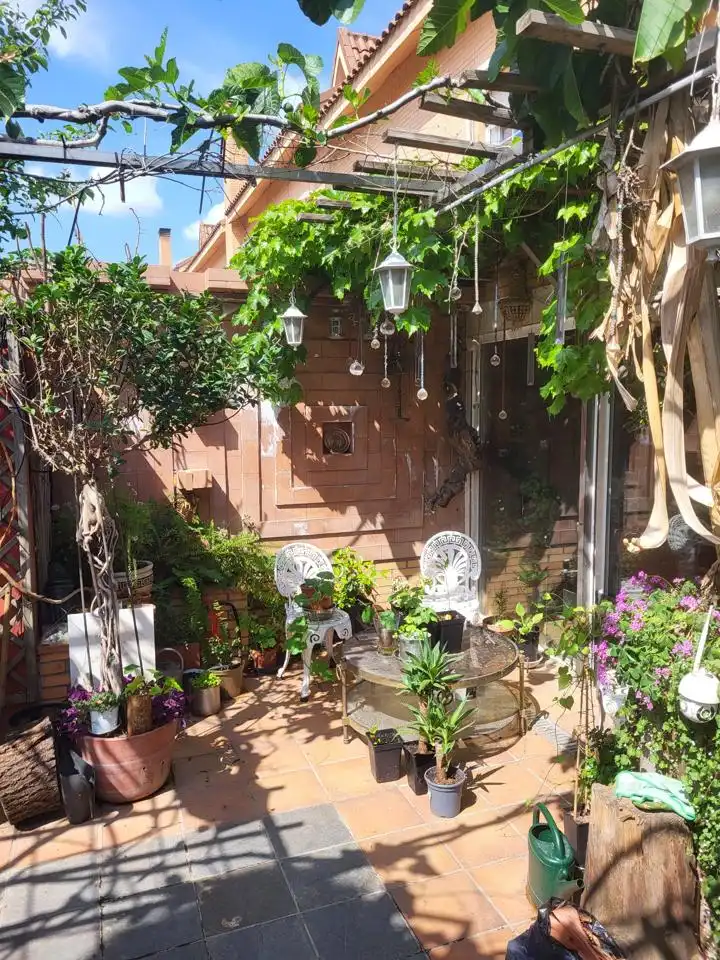 Terraza de Casa adosada en venta en Rivas-Vaciamadrid con Calefacción, Jardín privado y Parquet