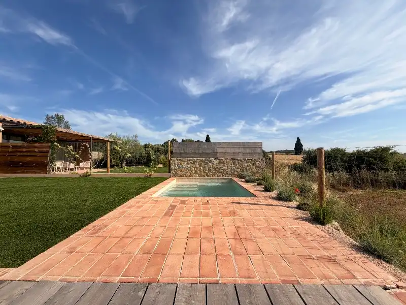 Piscina de Casa o chalet de alquiler en Cruïlles, Monells I Sant Sadurní de L'Heura con Aire acondicionado, Calefacción y Jardín privado