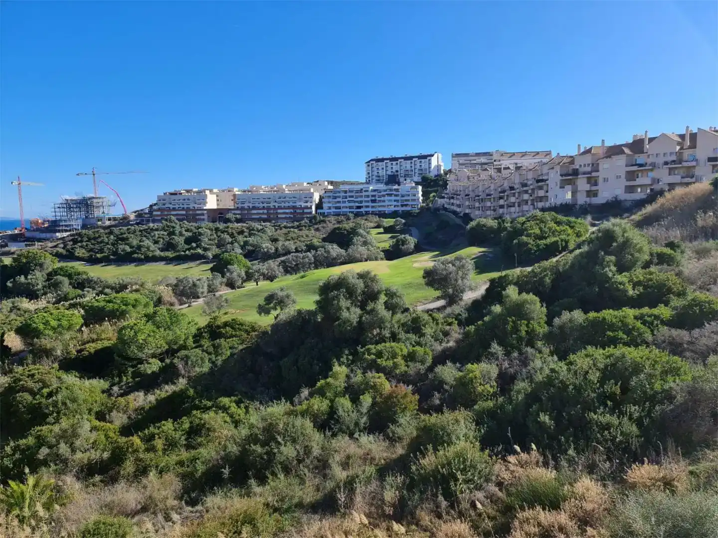 Exterior view of Flat for sale in Manilva  with Air Conditioner and Swimming Pool