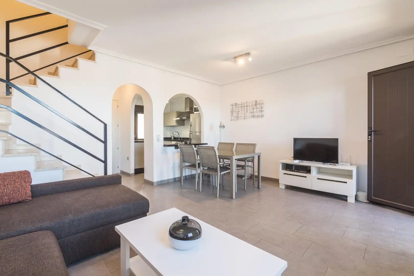 Sala de estar de Casa o chalet en venta en Santa Pola con Calefacción, Jardín privado y Terraza