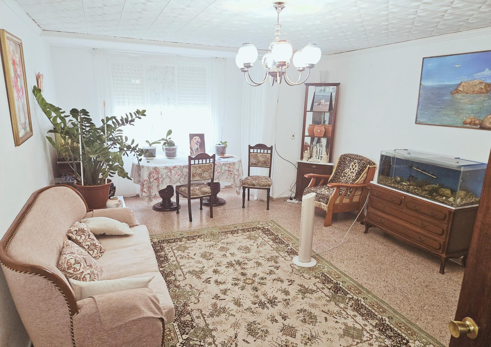 Sala de estar de Apartamento en venta en Gandia con Balcón