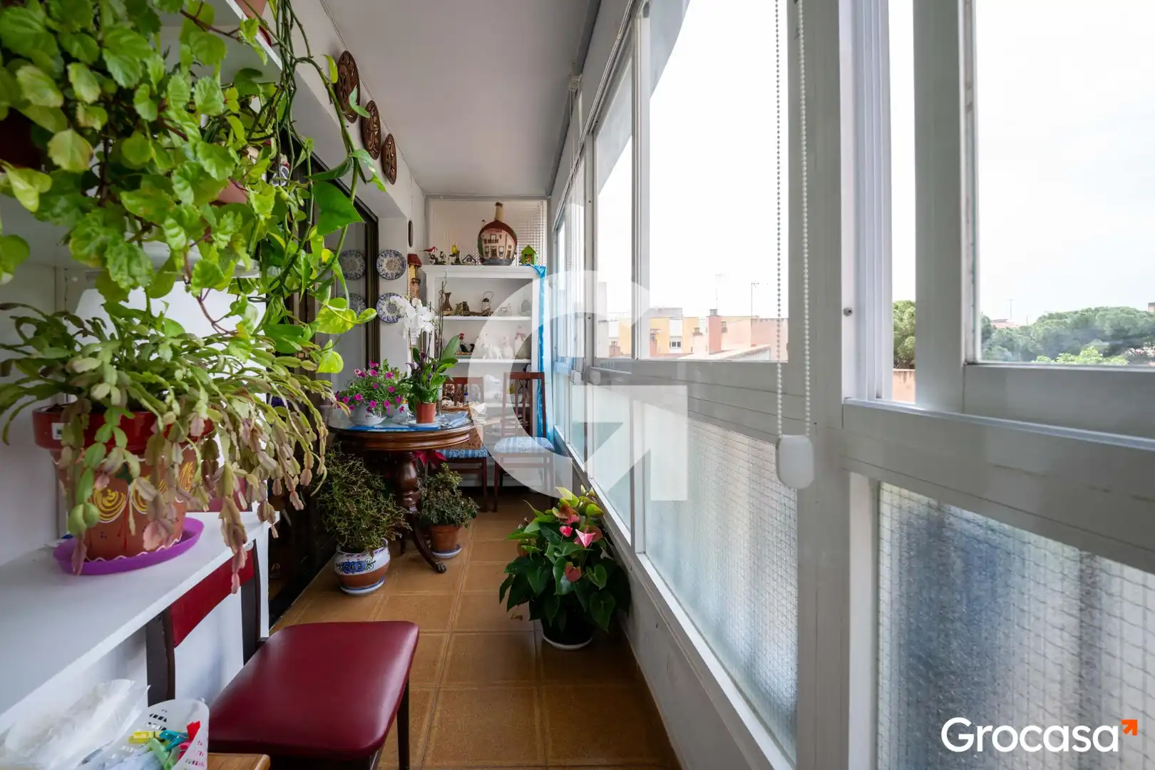Balcony of Flat for sale in Mataró  with Air Conditioner, Oven and Washing machine