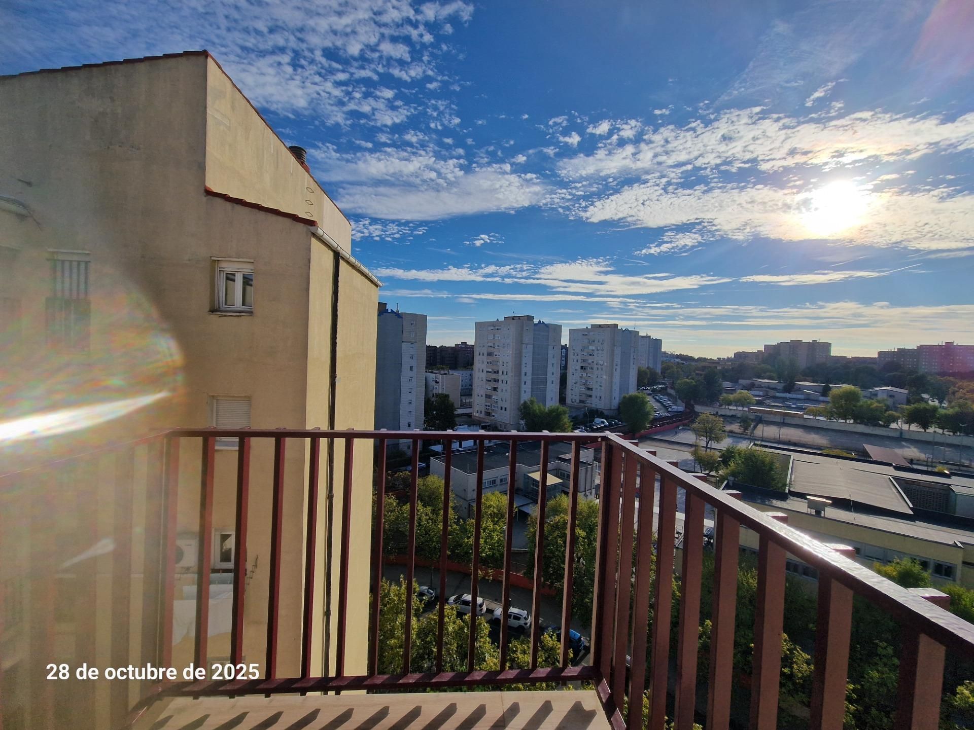 Balcony of Flat for sale in  Madrid Capital  with Air Conditioner, Heating and Terrace