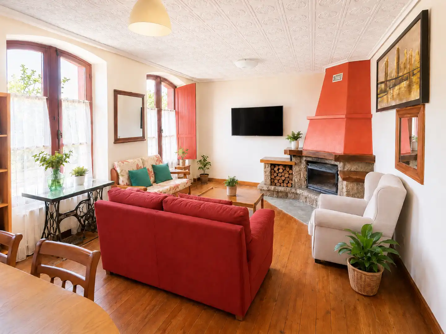 Sala d'estar de Finca rústica en venda en Villaviciosa amb Calefacció, Jardí privat i Terrassa