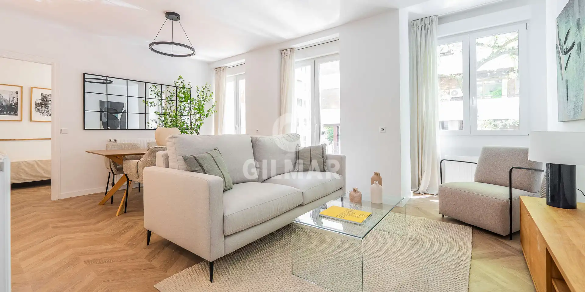 Living room of Flat for sale in Madrid  with Heating