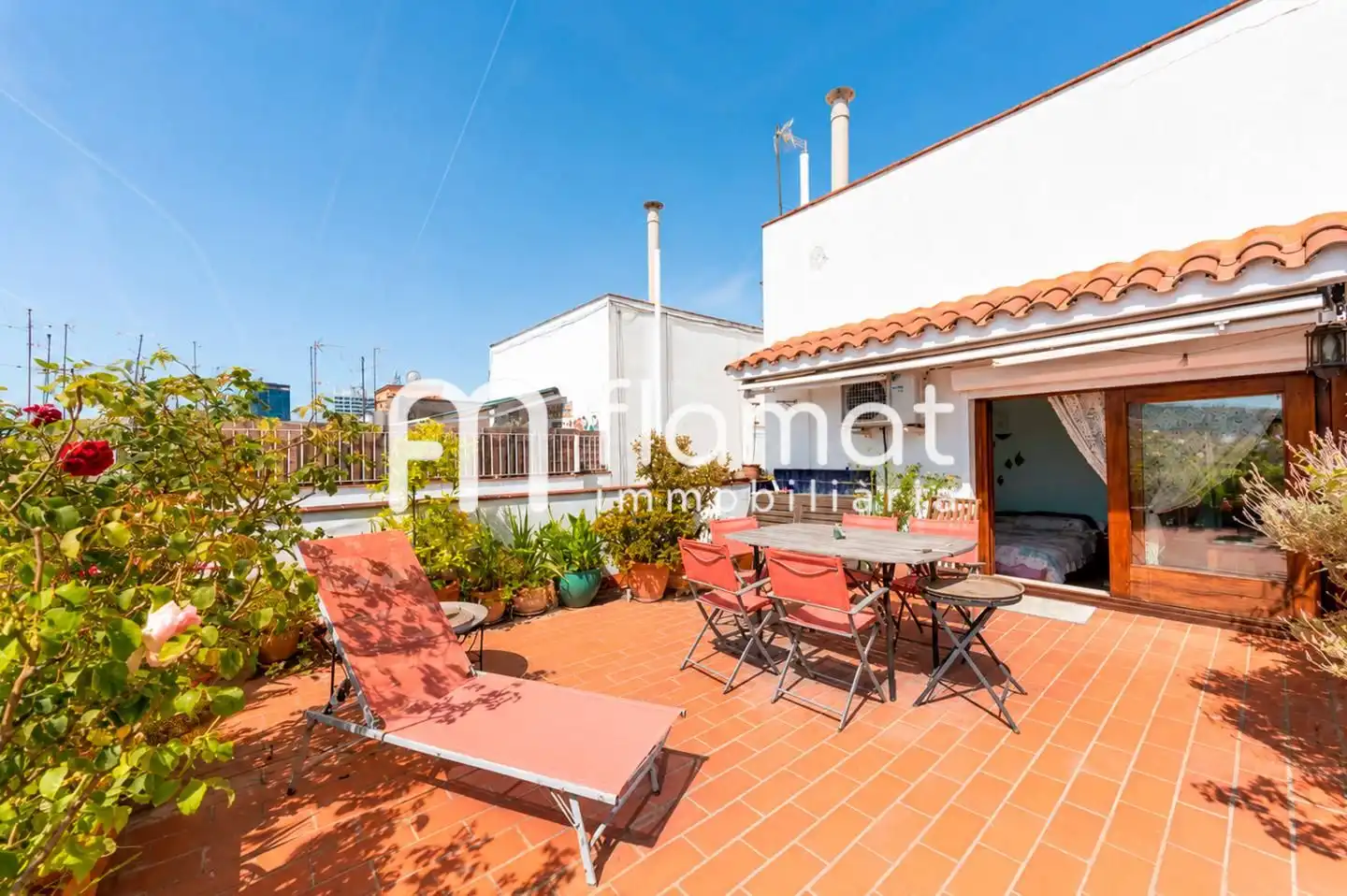 Terrace of Attic for sale in Barcelona  with Air Conditioner, Terrace and Furnished