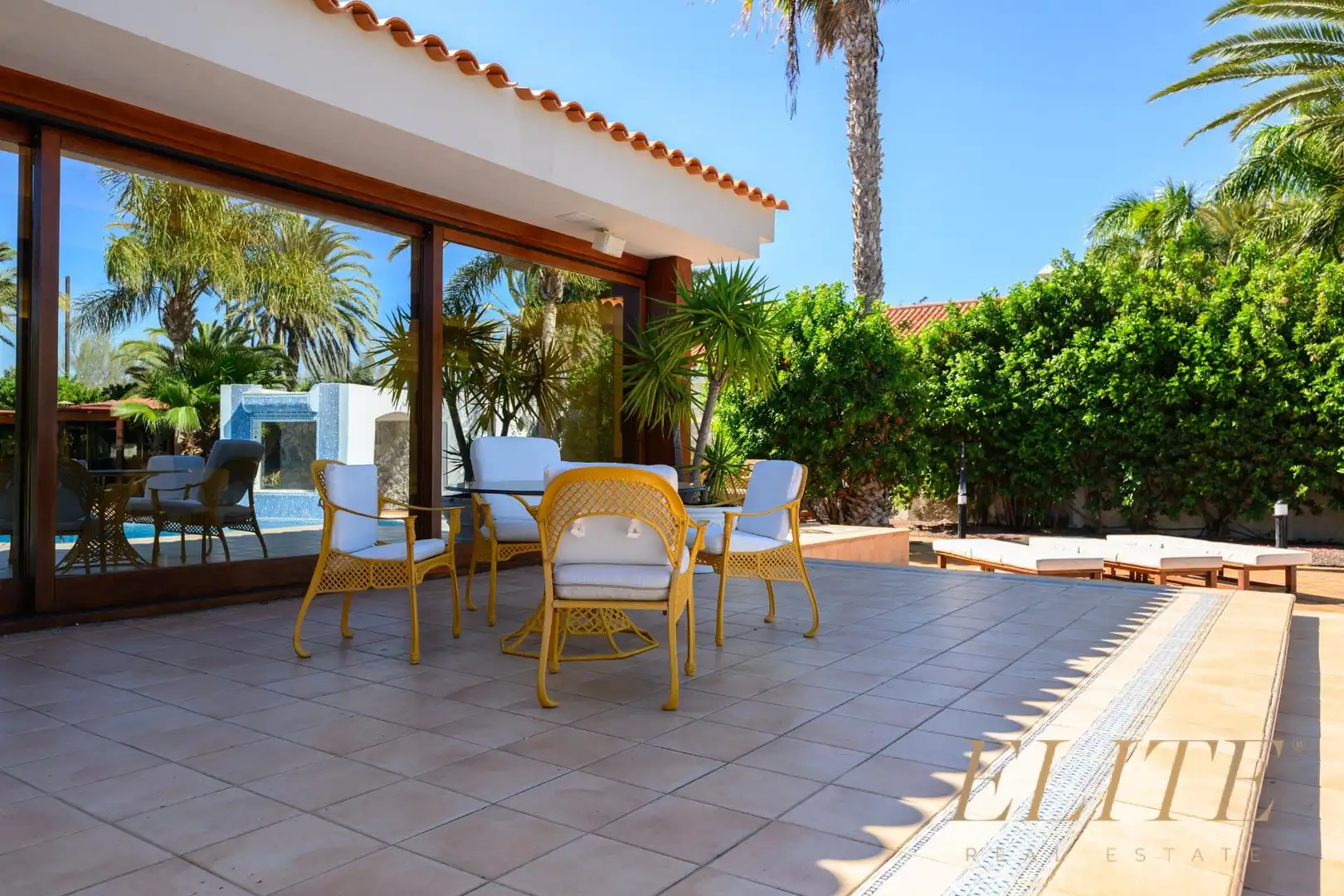 Terrassa de Casa o xalet en venda en San Bartolomé de Tirajana amb Jardí privat, Terrassa i Piscina