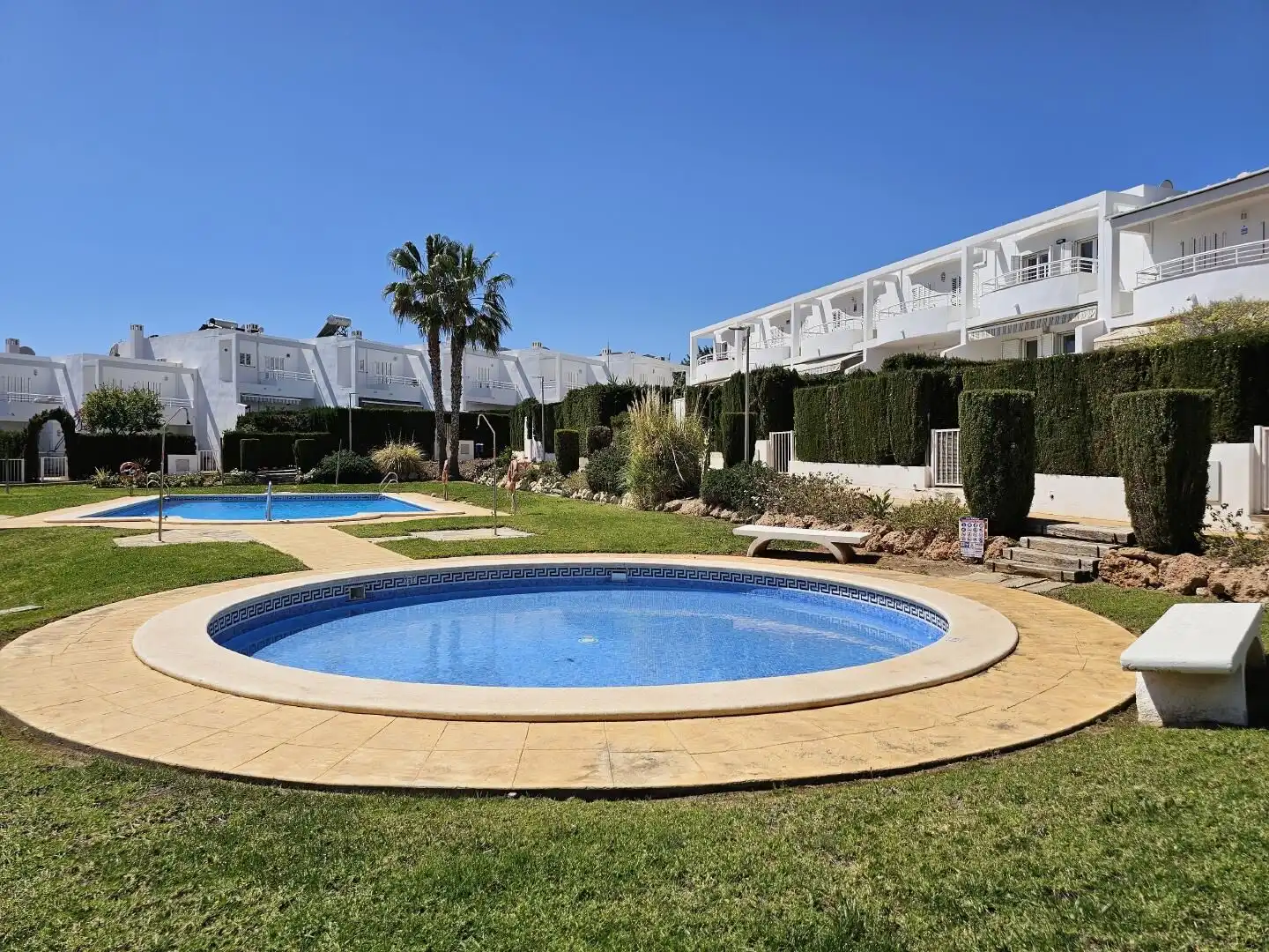 Piscina de Pis en venda en Mojácar amb Jardí privat i Piscina comunitària