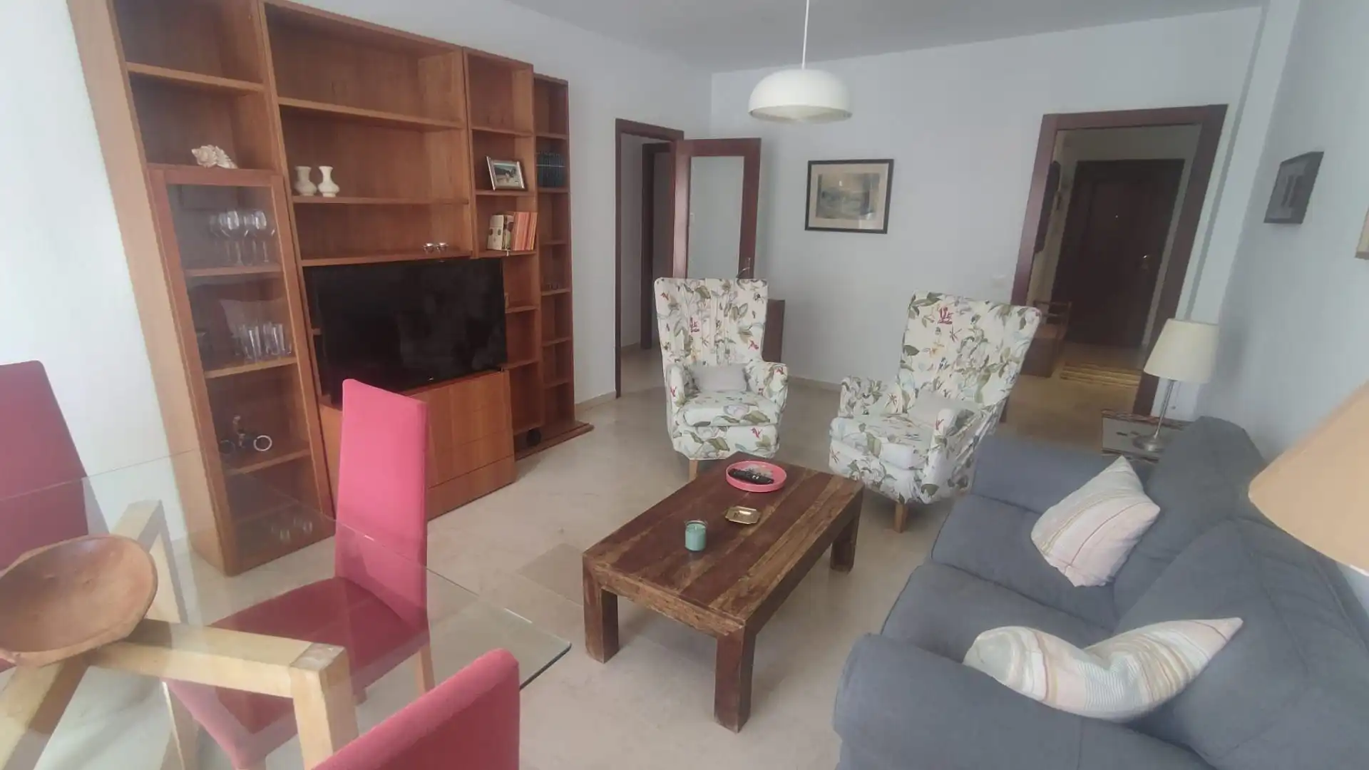 Sala de estar de Piso de alquiler en Málaga con Aire acondicionado, Calefacción y Amueblado