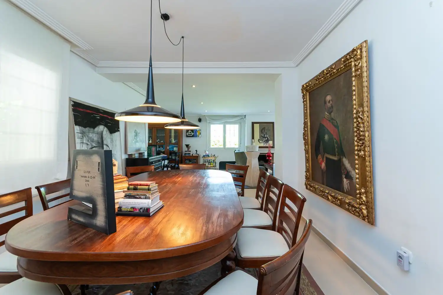 Dining room of Houses for sale in Boadilla del Monte  with Air Conditioner, Heating and Storage room