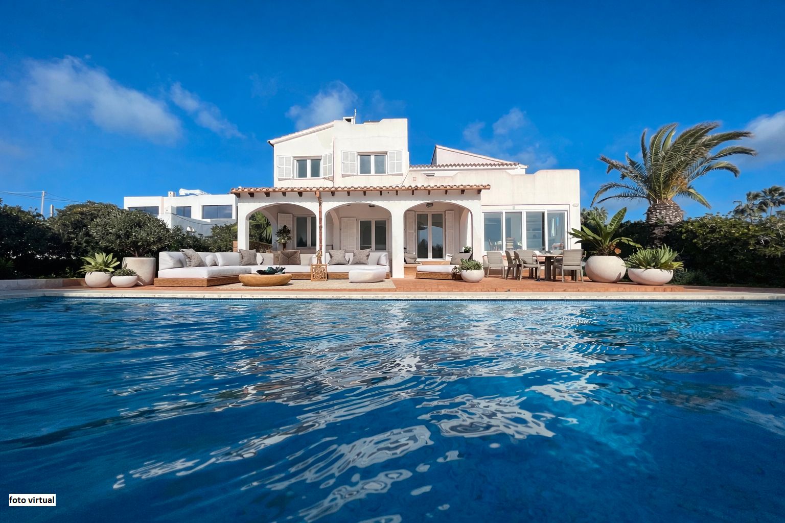 Vista exterior de Casa o xalet en venda en Llucmajor amb Aire condicionat, Jardí privat i Terrassa