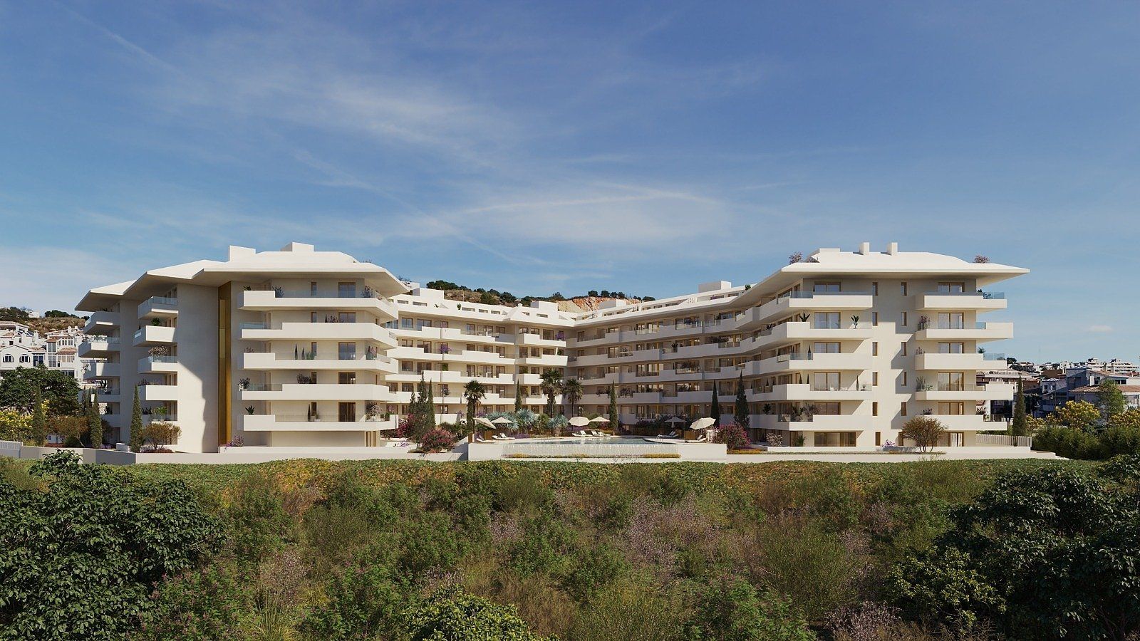 Exterior view of Apartment for sale in Fuengirola  with Air Conditioner, Terrace and Jacuzzi