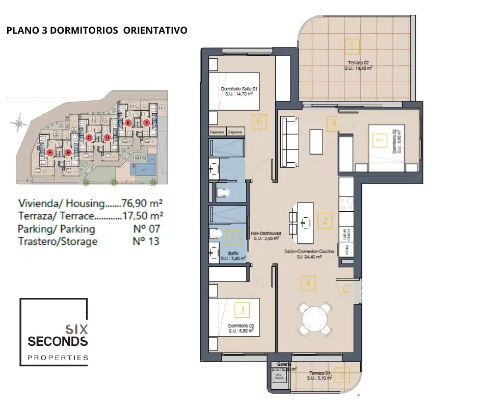 Apartament en venda a Los Urrutias