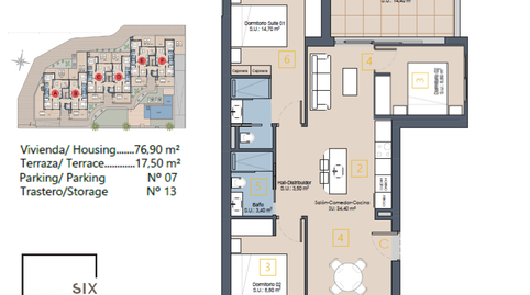 Foto 2 de Apartament en venda a Los Urrutias, Murcia