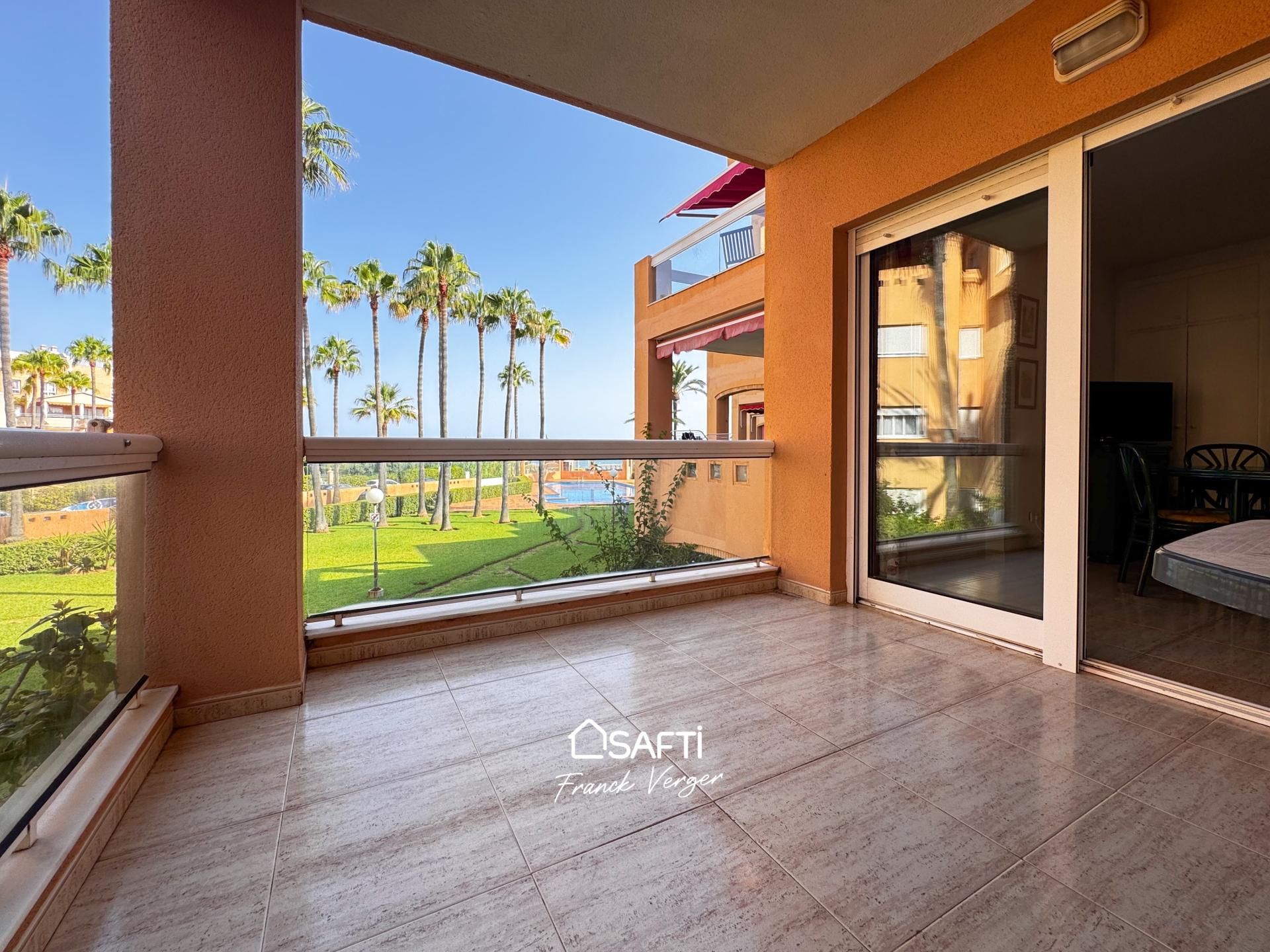 Terrace of Flat for sale in Dénia  with Heating, Terrace and Community pool