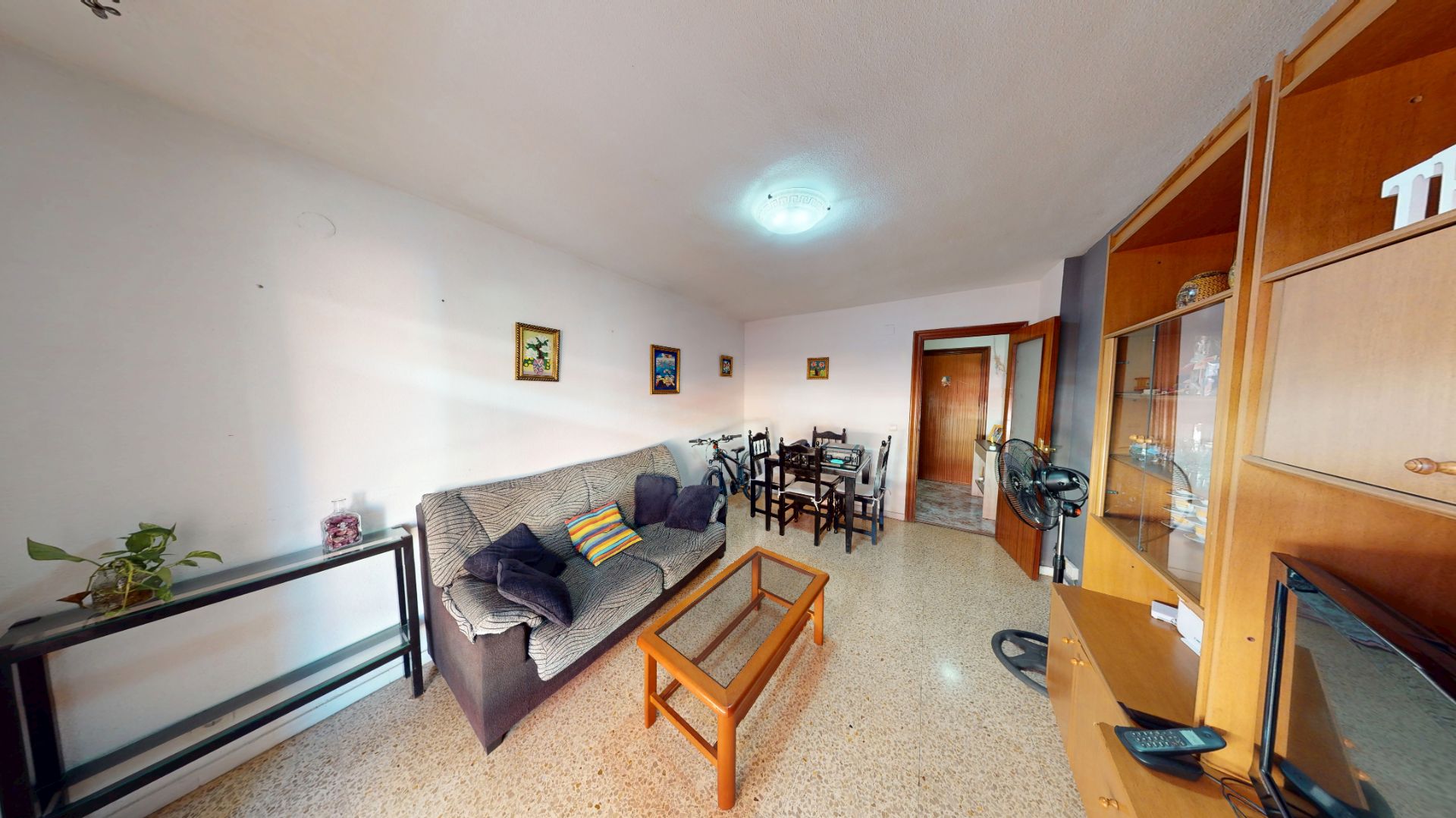 Living room of Flat for sale in Alicante / Alacant  with Air Conditioner, Heating and Private garden