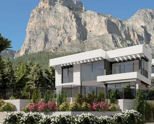 Exterior view of House or chalet for sale in Alcoy / Alcoi  with Air Conditioner, Terrace and Swimming Pool