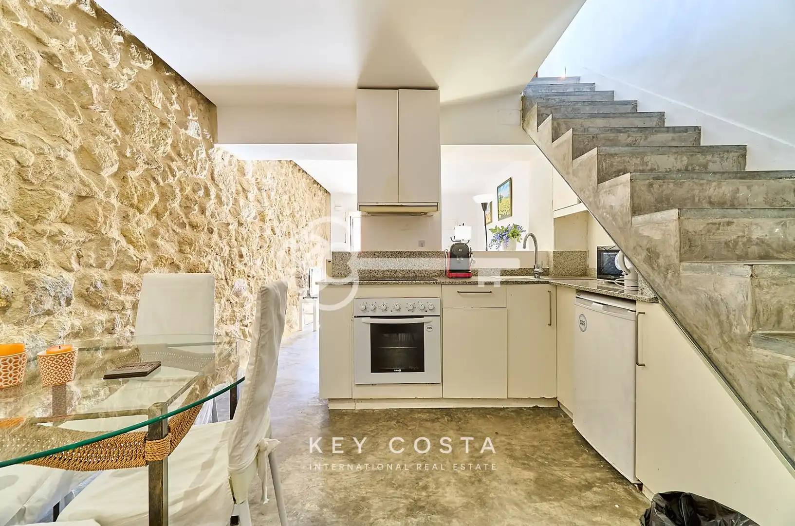 Küche von Maisonette zum Verkauf in Alicante / Alacant mit Klimaanlage