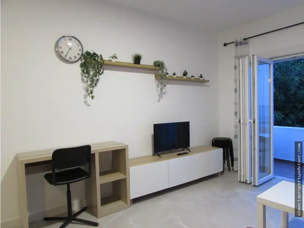 Sala d'estar de Apartament de lloguer en Mojácar amb Aire condicionat, Calefacció i Terrassa