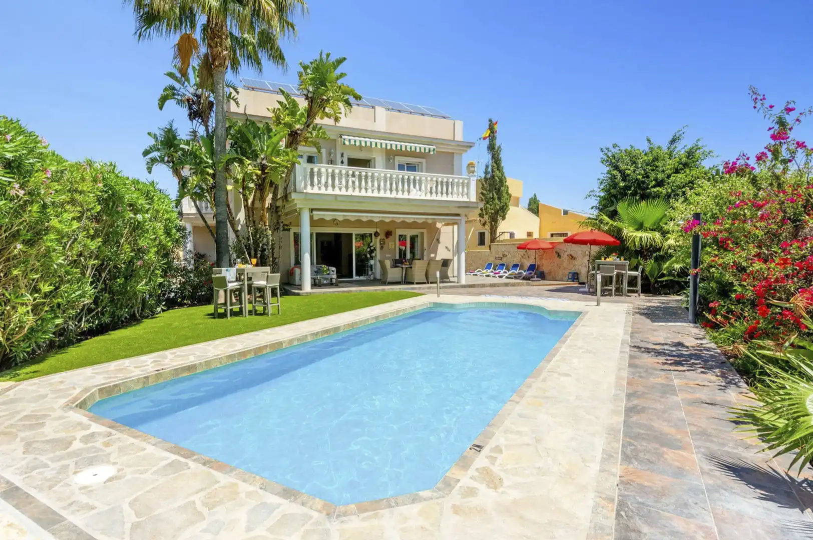 Piscina de Casa o xalet en venda en Mijas amb Jardí privat i Piscina