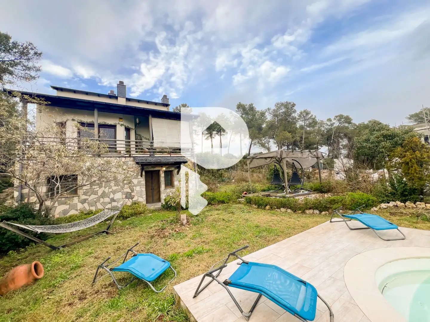 Jardín de Casa o chalet en venta en Vallirana con Aire acondicionado, Calefacción y Terraza