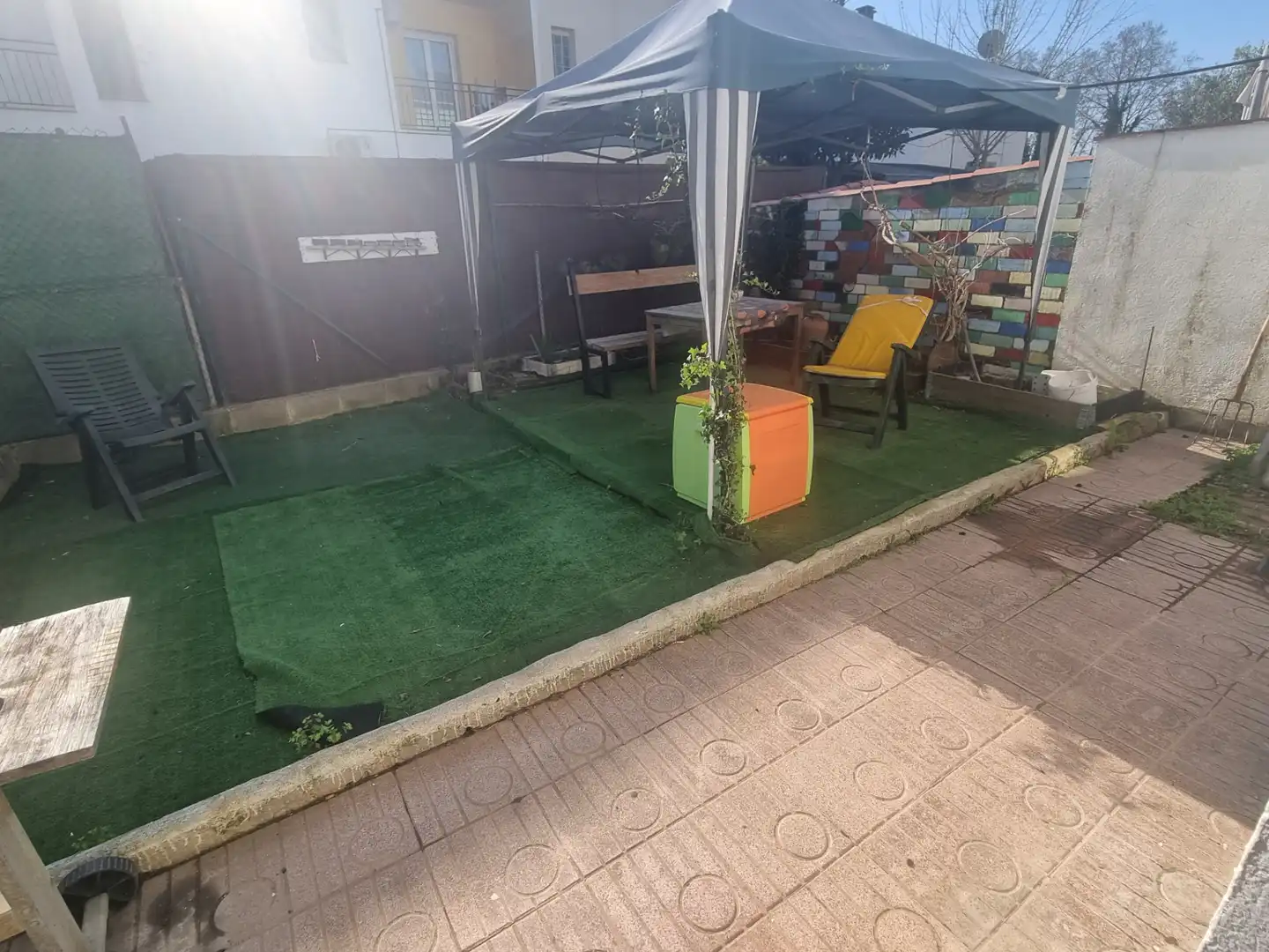 Terraza de Casa adosada en venta en Vilobí d'Onyar con Calefacción y Balcón