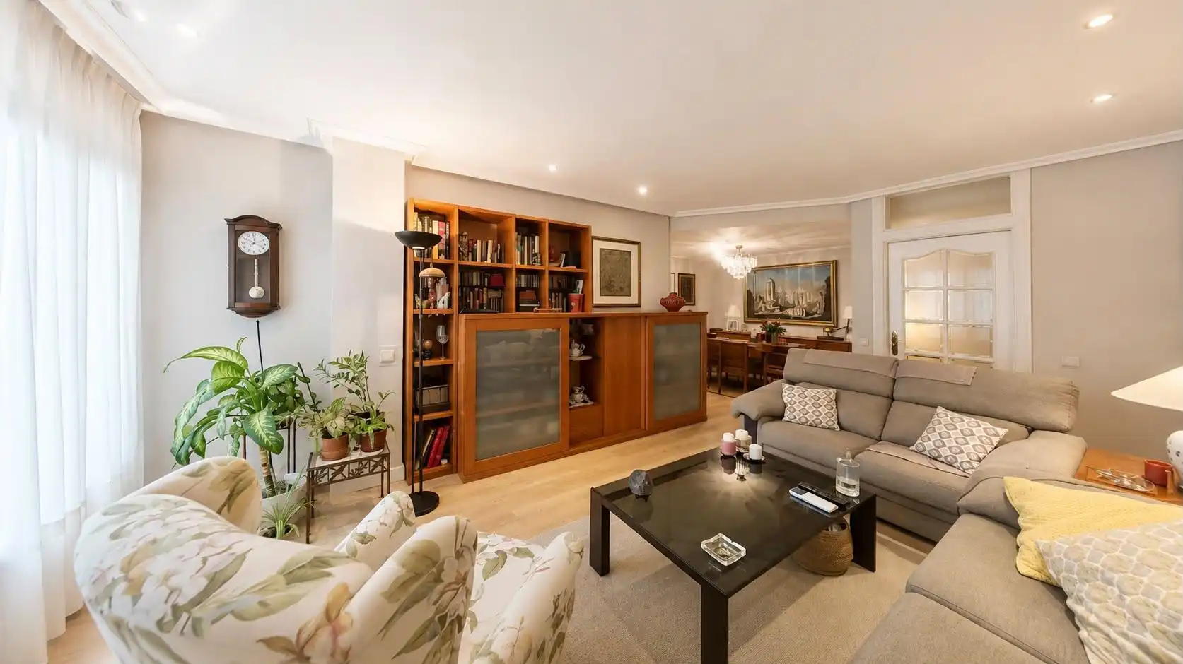 Sala de estar de Apartamento en venta en Madrid con Aire acondicionado, Calefacción y Parquet