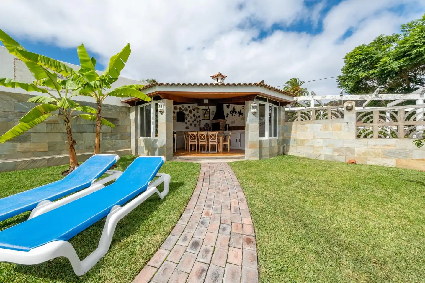 Jardí de Casa o xalet en venda en Santa Brígida