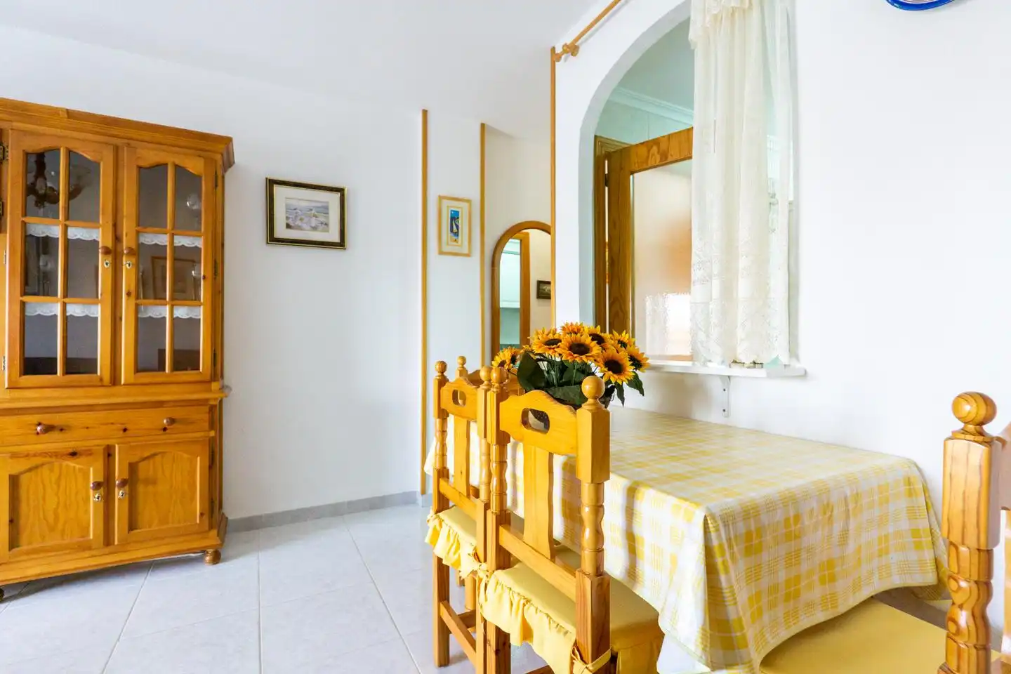 Comedor de Apartamento en venta en Santa Pola con Aire acondicionado, Terraza y Piscina