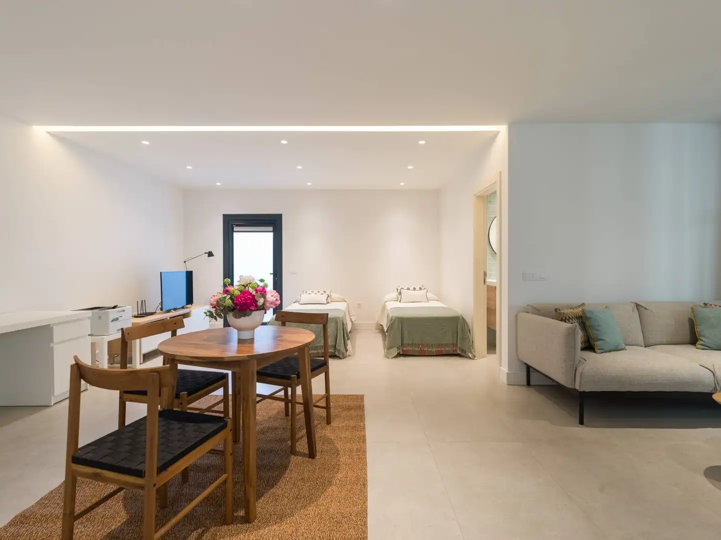 Sala de estar de Piso de alquiler en Las Palmas de Gran Canaria con Jardín privado y Terraza