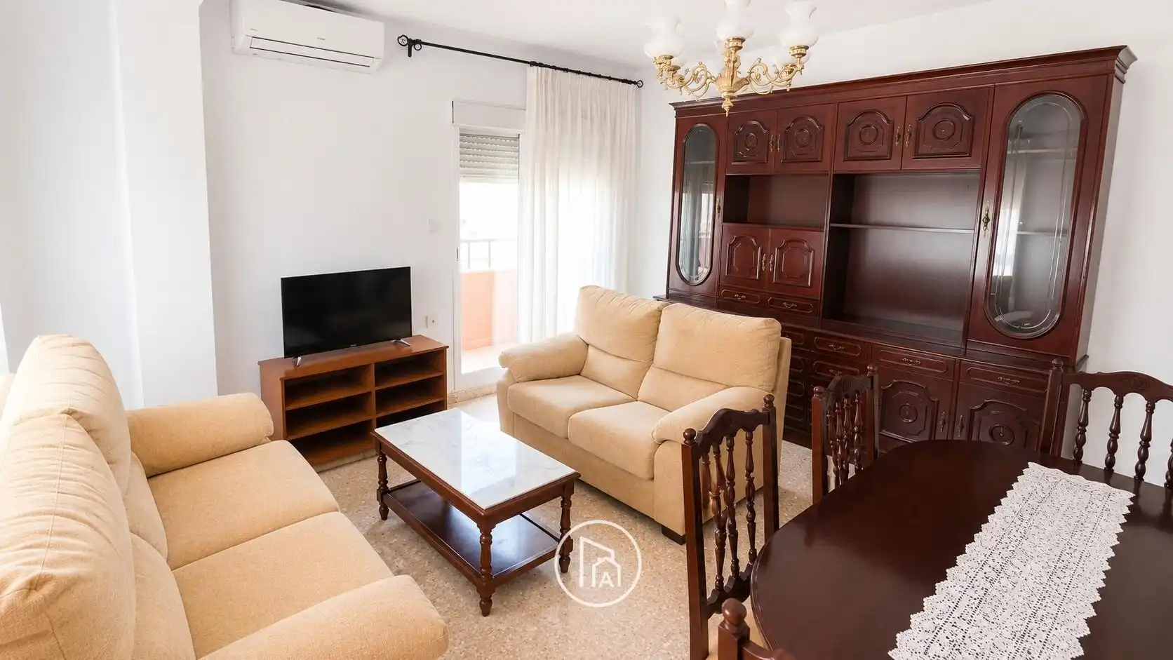 Sala de estar de Piso en venta en Aldaia con Aire acondicionado y Balcón