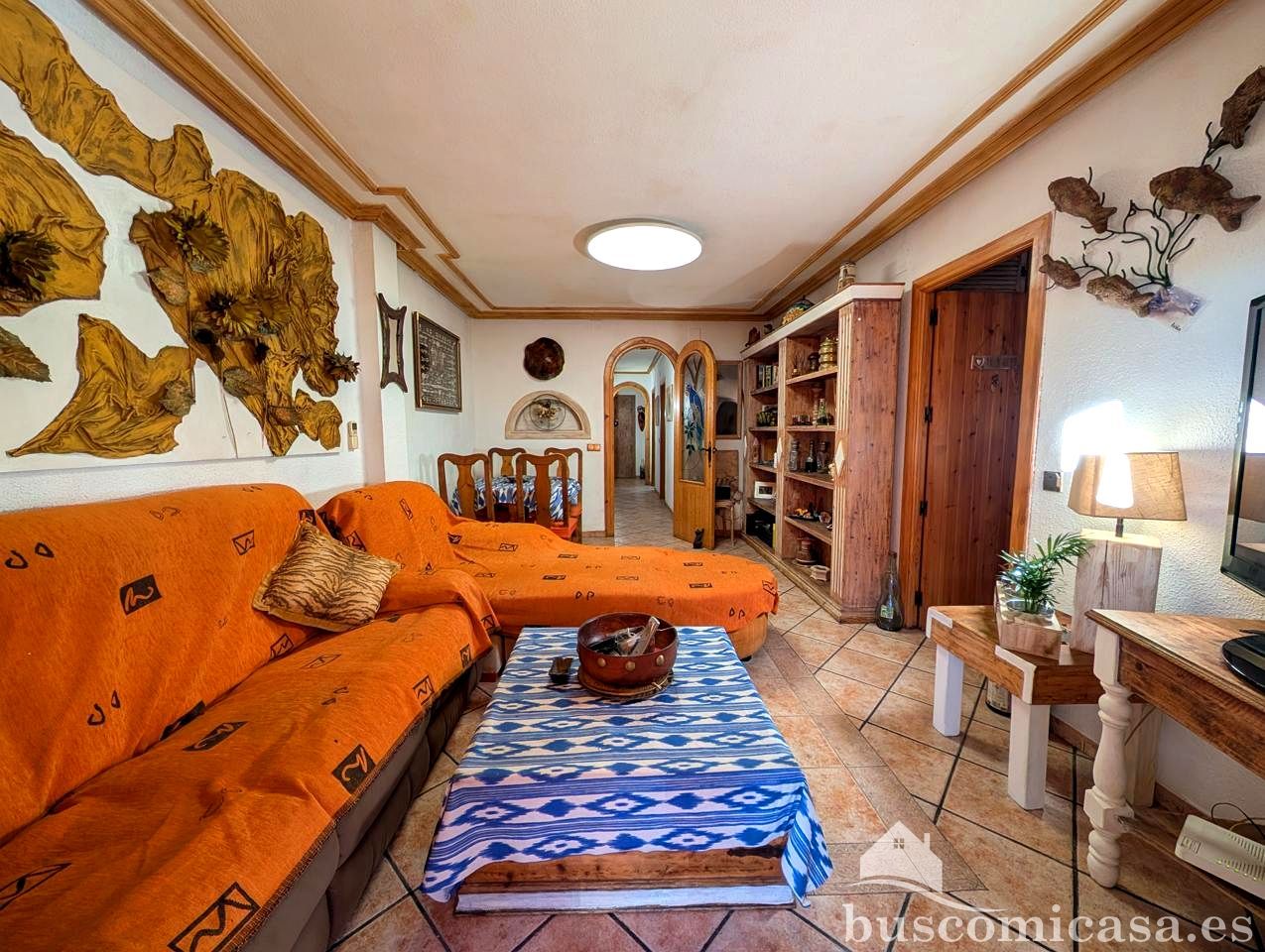 Sala d'estar de Pis en venda en Linares amb Balcó i Piscina comunitària